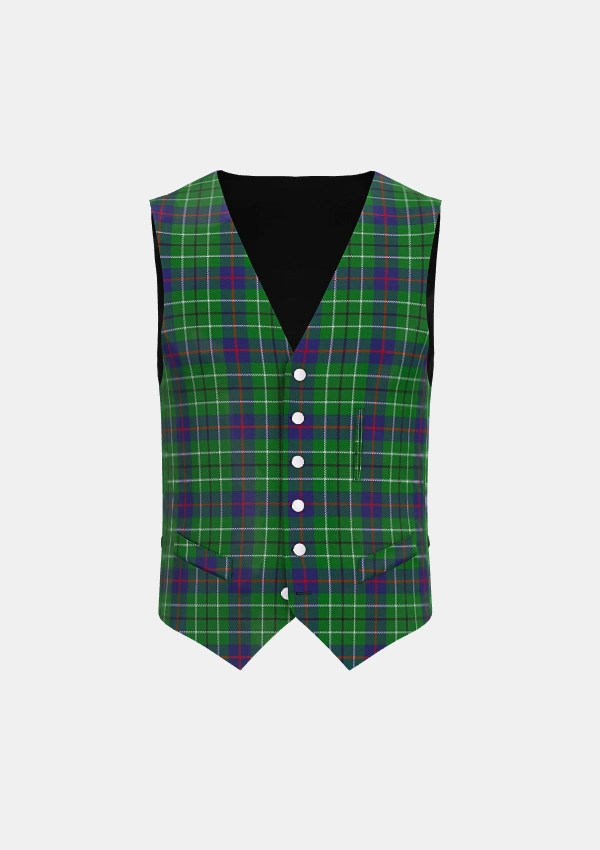 Duncan Tartan Waistcoat Front Duncan Tartan Waistcoat Front