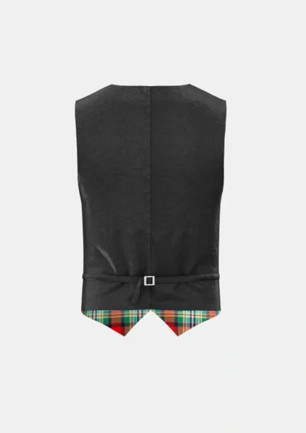 Dundee Tartan Waistcoat Back