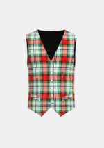 Dundee Tartan Waistcoat Front