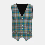 Dunn Tartan Waistcoat Front