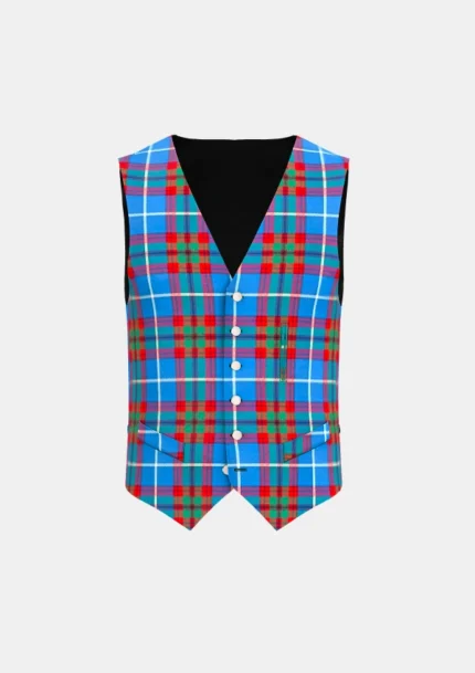 Edinburgh Tartan waistcoat Front