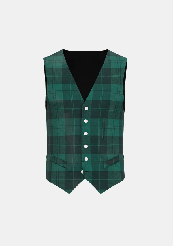 Erskine Tartan Waistcoat Front Erskine Tartan Waistcoat Front