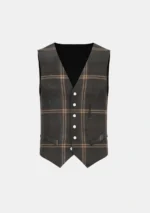 Eternity Tartan Waistcoat Front