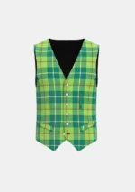Galloway Hunting Tartan Waistcoat Front
