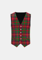 Geddes Tartan Waistcoat Front