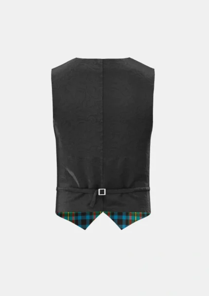 Gillies Tartan Waistcoat Back