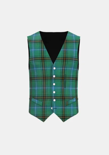 Henderson Tartan Waistcoat Front