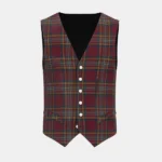 Hepburn tartan Waistcoat Front