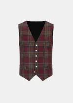 Hepburn tartan Waistcoat Front