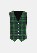 Hibs Tartan Waistcoat Front