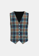 Holyrood Tartan Waistcoat Front