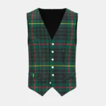 Hunting Stewart Tartan Waistcoat Front