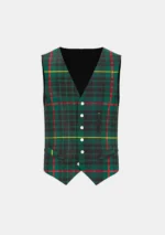 Hunting Stewart Tartan Waistcoat Front