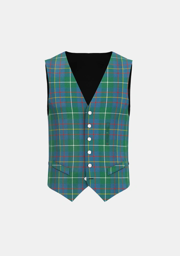 Inglis Tartan Waistcoat Front Inglis Tartan Waistcoat Front