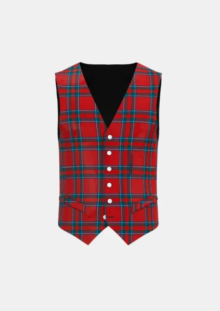 Inverness Tartan Waistcoat Front