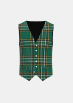 Irish Tartan Waistcoat Front
