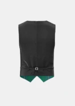 Irvine Tartan Waistcoat Back