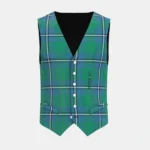 Irvine Tartan Waistcoat Front