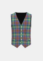 Isle of Skye Tartan waistcoat Front