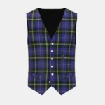 Italian National Tartan Waistcoat Front