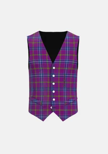 Jackson Tartan Waistcoat Front
