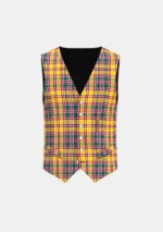 Jacobite Tartan Waistcoat Front