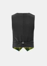Jamaican National Tartan Waistcoat Back