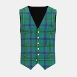 Johnston Tartan Waistcoat Front