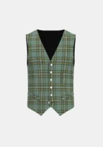 Kelly Tartan Waistcoat Front
