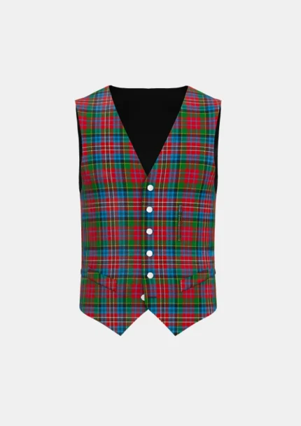 Kidd Tartan Waistcoat Front