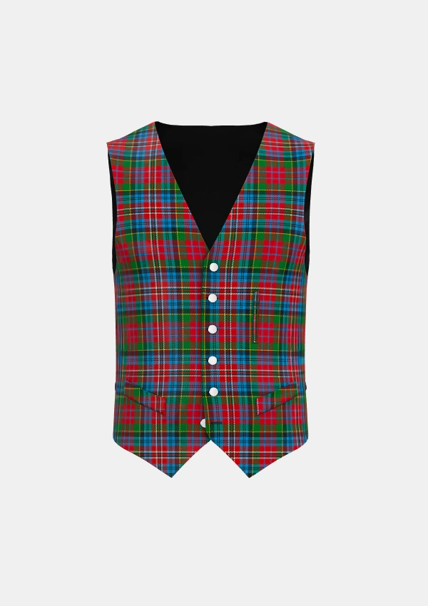 Kidd Tartan Waistcoat Front Kidd Tartan Waistcoat Front