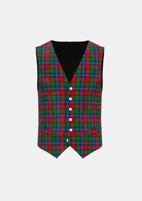 Kilgour Tartan Waistcoat Front Kilgour Tartan Waistcoat Front