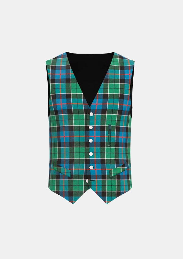 Leslie Tartan Waistcoat Front Leslie Tartan Waistcoat Front