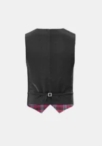 Little of Morton Rigg Tartan Waistcoat Back