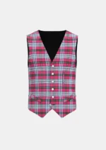 Little of Morton Rigg Tartan Waistcoat Front