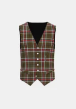 Loch Ness Tartan Waistcoat Front