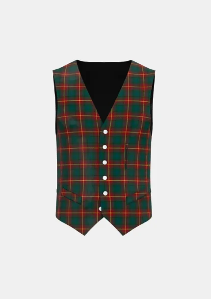 Lowland Donnelly Tartan Waistcoat Front