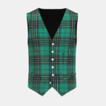 MacLean Tartan waistcoat Front