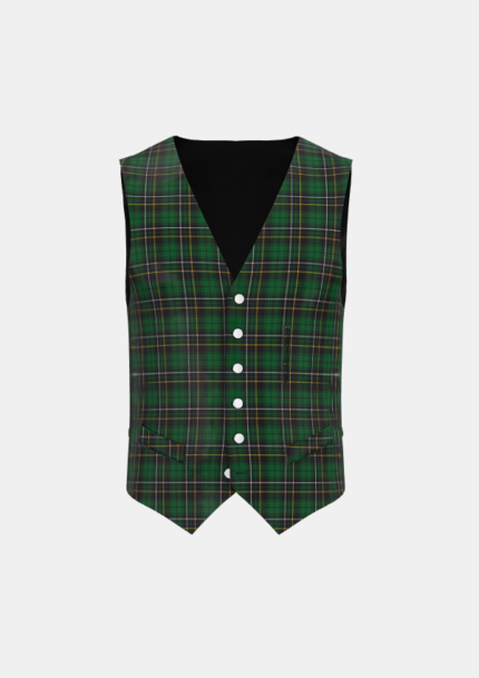 Macalpine Tartan Waistcoat Front