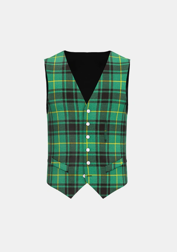 Macarthur Tartan Waistcoat Front Macarthur Tartan Waistcoat Front