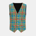 Macbeth Tartan Waistcoat Front