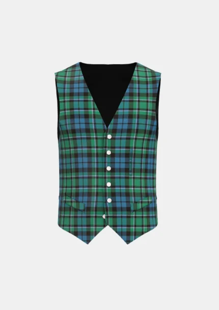 Maccallum Tartan Waistcoat Front