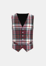 Macdonald Dress Tartan Waistcoat Front