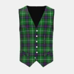 Macdonald of the Isles Tartan Waistcoat Front