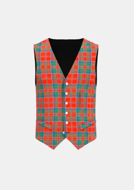 Macgillivray Tartan Waistcoat Front
