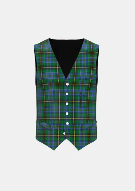 Macinnes Tartan Waistcoat Front
