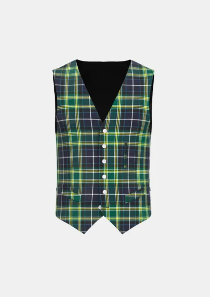 Mackellar Tartan Waistcoat Front