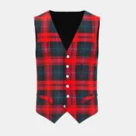 Maclachlan Tartan Waistcoat Front