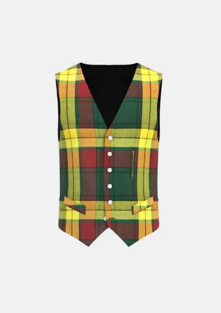 Macmillan Tartan Waistcoat Front