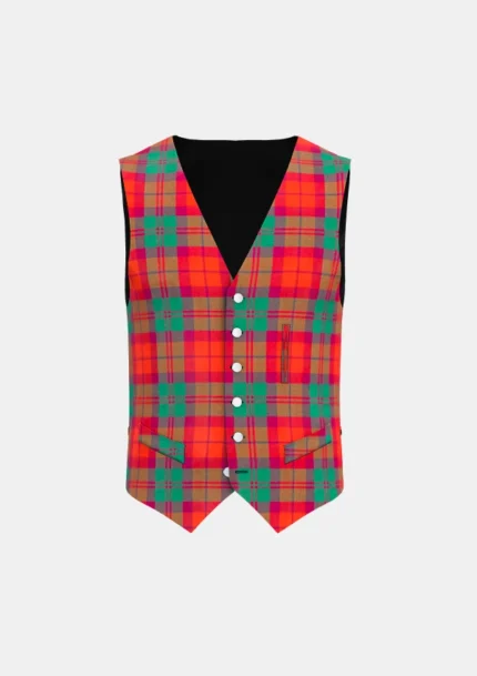 Macnab Tartan Waistcoat Front